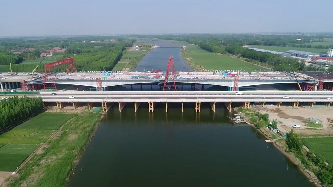 Shandong Jigao Expressway Xiaoqing River 추가 - 큰 다리