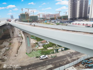 Dajian Interchange на Jiuhua South Road, Anhui