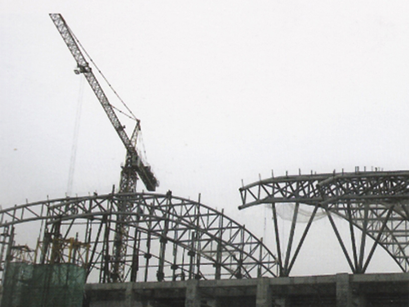 12-3桁架施工现场