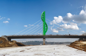 Zhouchenghe Bridge, Lining Spressway, Цзянсу, Китай