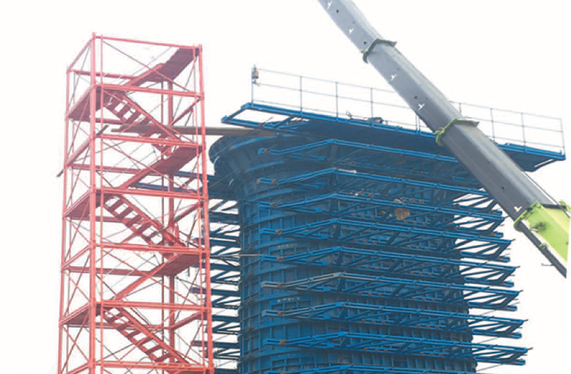Truss-type Railway Pier Steel Formwork