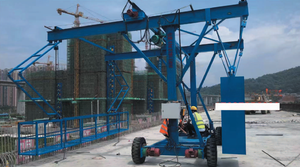 Crash Barrier Construction And Curing Trolley