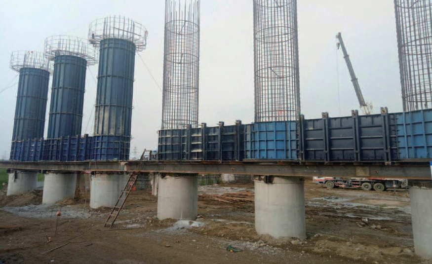 Cylindrical Pile Tie Beam Steel Formwork