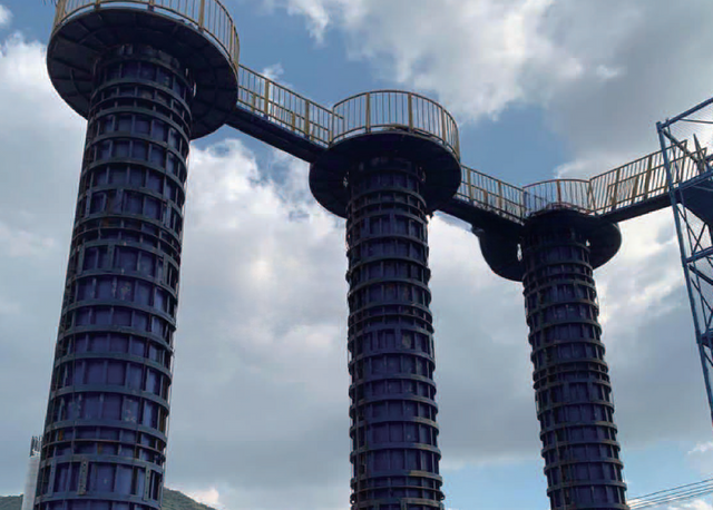 Cylindrical Column Steel Formwork