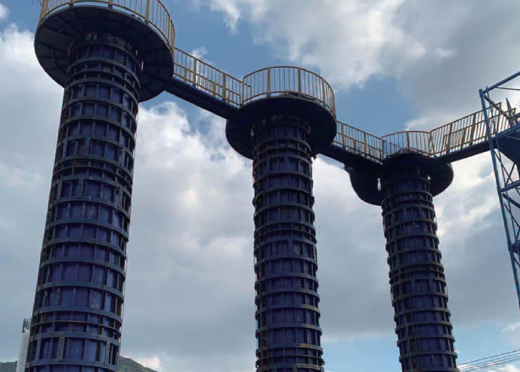Cylindrical Column Steel Formwork