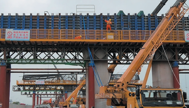 Circular Pier Cap Steel Formwork