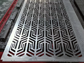 CNC-Cut Aluminum Panel